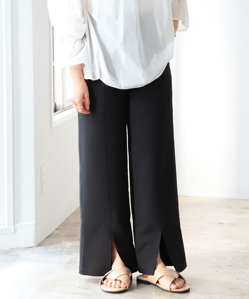 BeAMS DOT(ビームスドット)の「【WEB限定】BeAMS DOT / スリット ワイド パンツ(その他パンツ・レディース・ブラック/イエロー/レッド系その他7・FREE)」の17枚目の写真