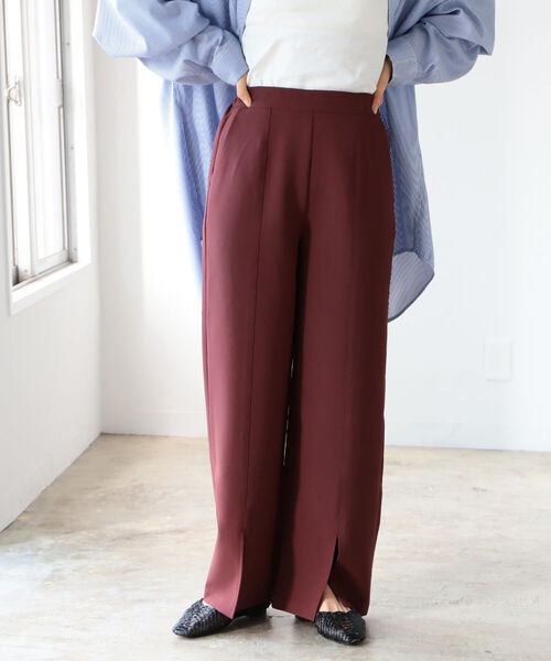 BeAMS DOT(ビームスドット)の「【WEB限定】BeAMS DOT / スリット ワイド パンツ(その他パンツ・レディース・ブラック/イエロー/レッド系その他7・FREE)」の14枚目の写真