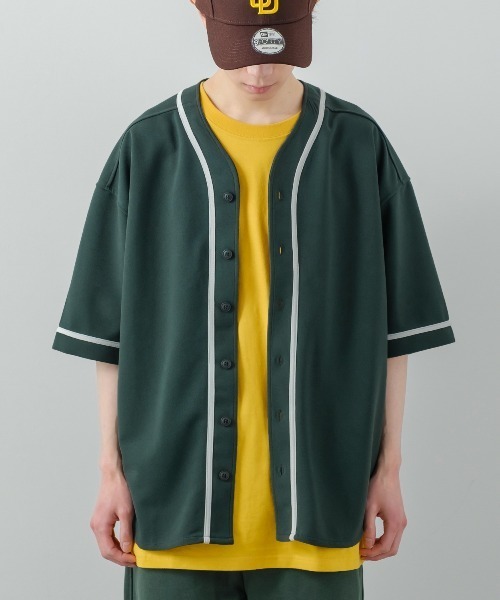 improves（インプローブス）の「アムンゼン オーバーサイズ ベースボールシャツ（シャツ/ブラウス・メンズ・チャコール/ブルーグレー/オフホワイト/グリーン・LARGE/MEDIUM）」の4枚目の写真