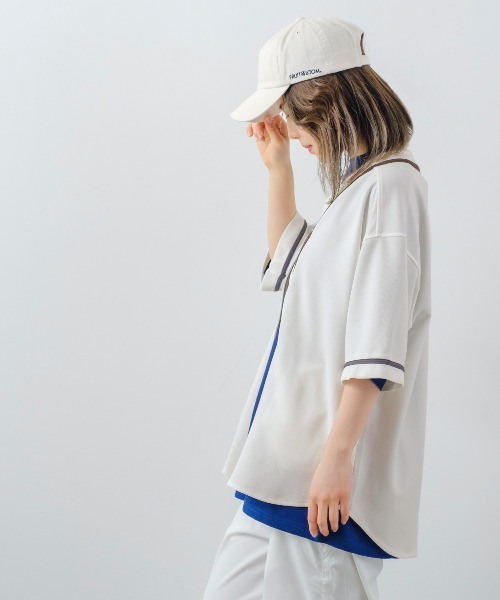 improves（インプローブス）の「アムンゼン オーバーサイズ ベースボールシャツ（シャツ/ブラウス・メンズ・チャコール/ブルーグレー/オフホワイト/グリーン・LARGE/MEDIUM）」の14枚目の写真