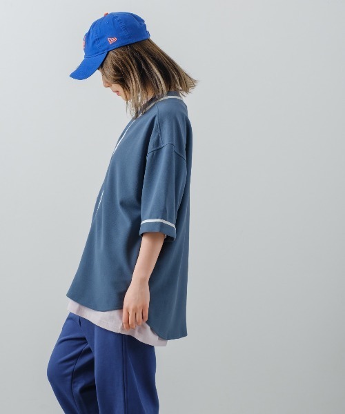 improves（インプローブス）の「アムンゼン オーバーサイズ ベースボールシャツ（シャツ/ブラウス・メンズ・チャコール/ブルーグレー/オフホワイト/グリーン・LARGE/MEDIUM）」の11枚目の写真