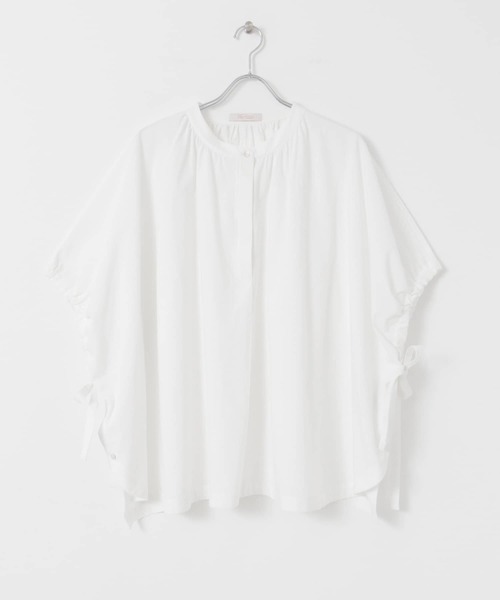 F by ROSSO(エフバイロッソ)の「F by ROSSO ポンチョシャツブラウス(シャツ/ブラウス・レディース・ブラック/オフホワイト/ブルー・FREE)」の12枚目の写真