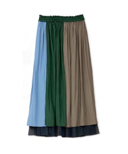 La SRIC（ラスリック）の「La SRIC / 3配色チュールSK（スカート・レディース・ブラック/ネイビー/ピンク/グリーン・38）」の7枚目の写真