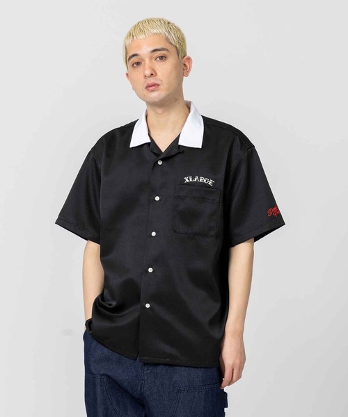 XLARGE（エクストララージ）の「TWO FACE OPEN COLLAR SHIRT（シャツ/ブラウス・メンズ・ブラック/ベージュ/グリーン・S/M/L/XL）」の14枚目の写真