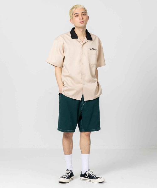 XLARGE（エクストララージ）の「TWO FACE OPEN COLLAR SHIRT（シャツ/ブラウス・メンズ・ブラック/ベージュ/グリーン・S/M/L/XL）」の17枚目の写真