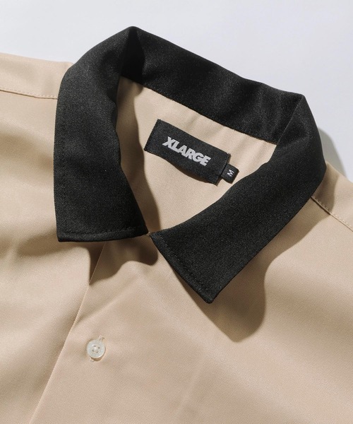 XLARGE（エクストララージ）の「TWO FACE OPEN COLLAR SHIRT（シャツ/ブラウス・メンズ・ブラック/ベージュ/グリーン・S/M/L/XL）」の10枚目の写真