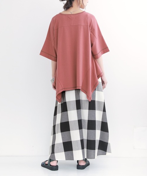 osharewalker（オシャレウォーカー）の「【廃盤】『ブロックチェックフレアスカート』（スカート・レディース・グリーン/ブラック・FREE）」の12枚目の写真