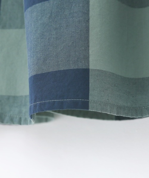 osharewalker（オシャレウォーカー）の「【廃盤】『ブロックチェックフレアスカート』（スカート・レディース・グリーン/ブラック・FREE）」の19枚目の写真