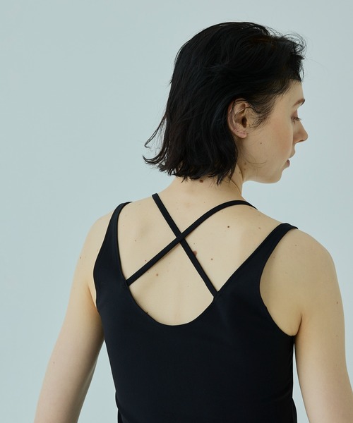UNITED TOKYO（ユナイテッドトウキョウ）の「バッククロスキャミソール（キャミソール・レディース・ホワイト/ブラック・FREE）」の10枚目の写真