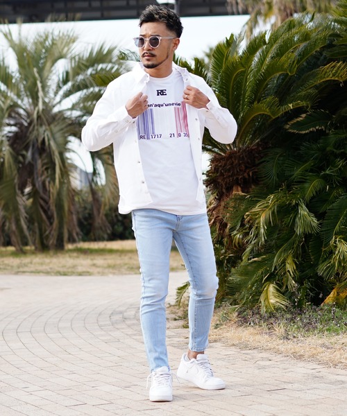 アダムスジャグラー ホワイト シャツ サイズS アダムスジャグラー ホワイト シャツ サイズS アダムス