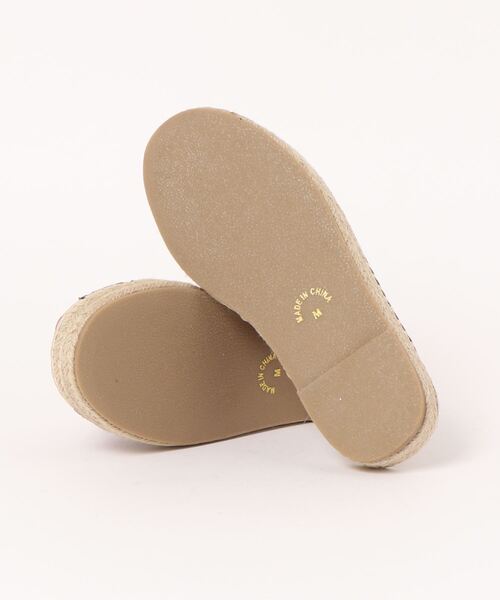 Samansa Mos2（サマンサ モスモス）の「ジュートソールサンダル（サンダル・レディース・ベージュ/パープル・MEDIUM/LARGE）」の3枚目の写真