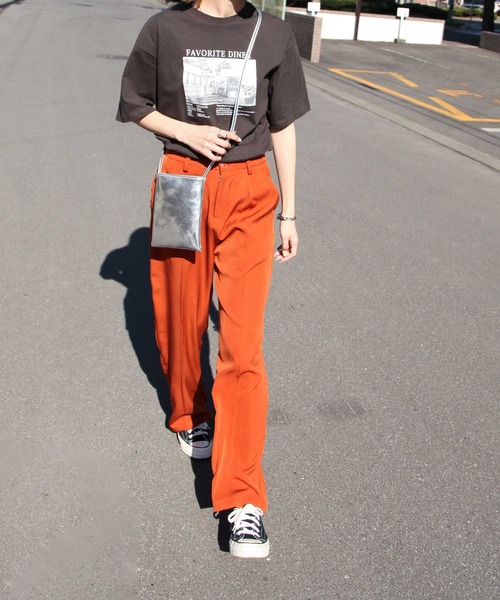 Chillfar(チルファー)の「アソートヴィンテージTシャツ/コットン100%(Tシャツ/カットソー・レディース・ホワイト/ネイビー/クリーム/オートミール/チャコール/グレー系/グレー系1/ベージュ系/アイボリー系/アイボリー系1/アイボリー系2・FREE)」の22枚目の写真