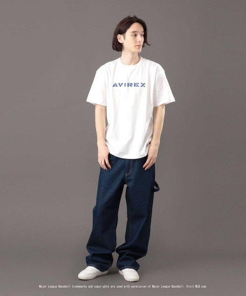 AVIREX（アヴィレックス）の「【MLB×AVIREX】ドジャース Tシャツ/Dodgers T-SHIRT  AVIREX/アヴィレックス（Tシャツ/カットソー・レディース・ホワイト/ブルー・LARGE/XX-LARGE/X-LARGE/MEDIUM/SMALL）」の20枚目の写真