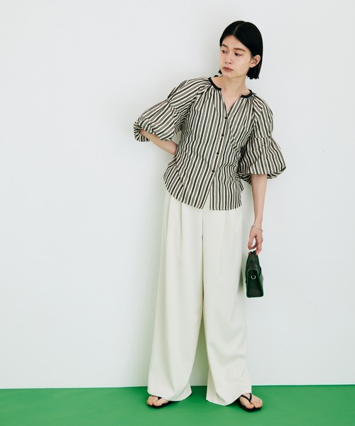 ADAM ET ROPE'（アダムエロペ）の「バックオープンブラウス（シャツ