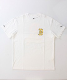 【BTS x New Era x MLB コラボ】 Tシャツ AP NEW ERA BTS BUTTER RS22 BOSRED WHT