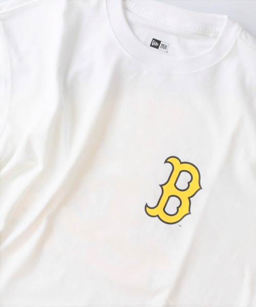 NEW ERA（ニューエラ）の「【BTS x New Era x MLB コラボ】 Tシャツ AP NEW ERA BTS BUTTER RS22 BOSRED WHT（Tシャツ/カットソー・メンズ・ホワイト・M/L/S）」の4枚目の写真