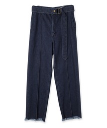 CULLNI | 22-AW-003 / Fringe Wide Denim With Long Belt(デニムパンツ)