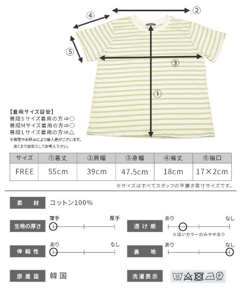 reca(レカ)の「クルーネックリンガーボーダー半袖Tシャツ(Tシャツ/カットソー・レディース・ネイビー/ピンク/グリーン/モカ・FREE)」の20枚目の写真