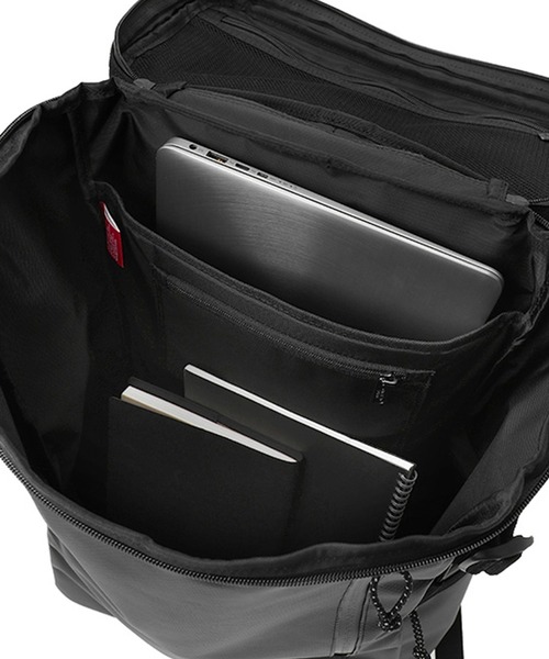 Manhattan Portage（マンハッタンポーテージ）の「Marine Park Navy Yard Backpack Matte Vinyl 2022（バックパック/リュック・メンズ・ブラック・LARGE）」の14枚目の写真