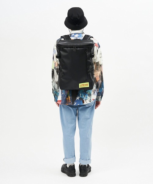Manhattan Portage（マンハッタンポーテージ）の「Marine Park Navy Yard Backpack Matte Vinyl 2022（バックパック/リュック・メンズ・ブラック・LARGE）」の20枚目の写真
