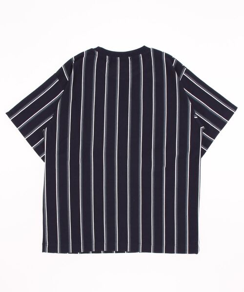 ストライプ クルーネック Tシャツ ikka（イッカ）の「ストライプクルーネックTシャツ（Tシャツ