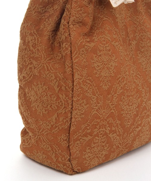 studio CLIP（スタディオクリップ）の「ジャガードアソート巾着バッグ（ショルダーバッグ・レディース・グリーン/キャメル/アイボリー・FREE）」の14枚目の写真