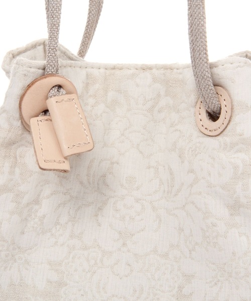 studio CLIP（スタディオクリップ）の「ジャガードアソート巾着バッグ（ショルダーバッグ・レディース・グリーン/キャメル/アイボリー・FREE）」の9枚目の写真