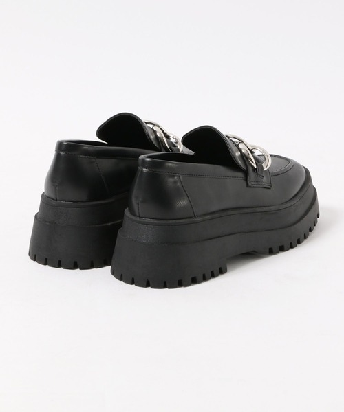 PAGEBOY(ページボーイ)の「チャンキーローファー(ローファー・レディース・ブラック/オフホワイト・MEDIUM/LARGE)」の8枚目の写真