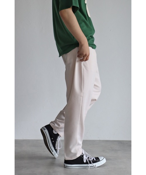 CREARE -LINO-（クレアーレリノ）の「ワンタック テーパードセミワイドパンツ（スラックス・メンズ・ブラック/グリーン/アイボリー・S/M/L）」の10枚目の写真