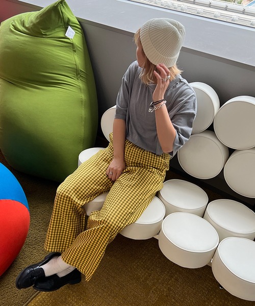 kutir(クティール)の「ピグメントベーシックT(Tシャツ/カットソー・レディース・グレー/オレンジ/グリーン/ライトピンク・FREE)」の11枚目の写真