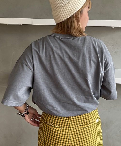 kutir(クティール)の「ピグメントベーシックT(Tシャツ/カットソー・レディース・グレー/オレンジ/グリーン/ライトピンク・FREE)」の18枚目の写真