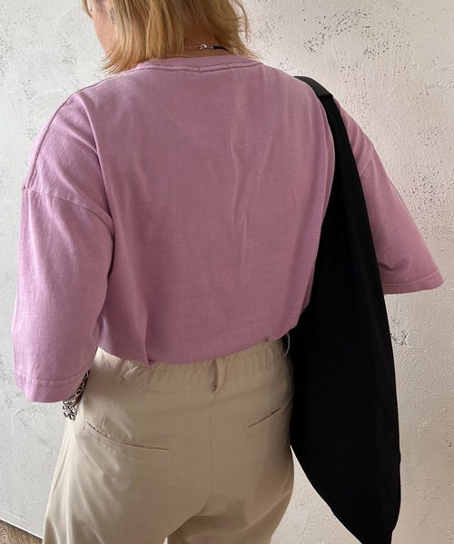 kutir(クティール)の「ピグメントベーシックT(Tシャツ/カットソー・レディース・グレー/オレンジ/グリーン/ライトピンク・FREE)」の22枚目の写真