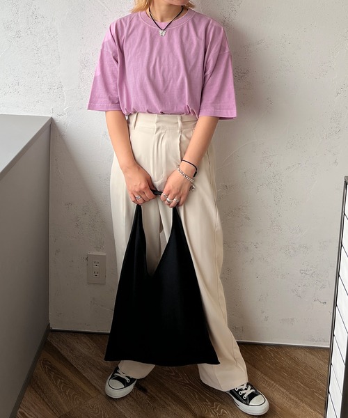 kutir(クティール)の「ピグメントベーシックT(Tシャツ/カットソー・レディース・グレー/オレンジ/グリーン/ライトピンク・FREE)」の19枚目の写真