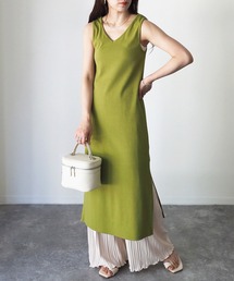 Riberry | バックオープンノースリーブワンピース(ワンピース)