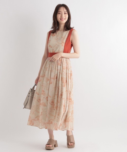 ハッピードール♡アウトフィット♡ボタニカルワンピ ボタニカル プリント キャミ ワンピース