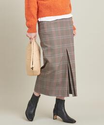 BEAUTY&YOUTH UNITED ARROWS | チェックスリットタイトロングスカート(スカート)