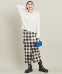 BEAUTY&YOUTH UNITED ARROWS | チェックスリットタイトロングスカート(スカート)