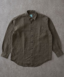 BRICK & SONS | リラックスレギュラーカラーシャツ<ウィンターモス>(シャツ/ブラウス)