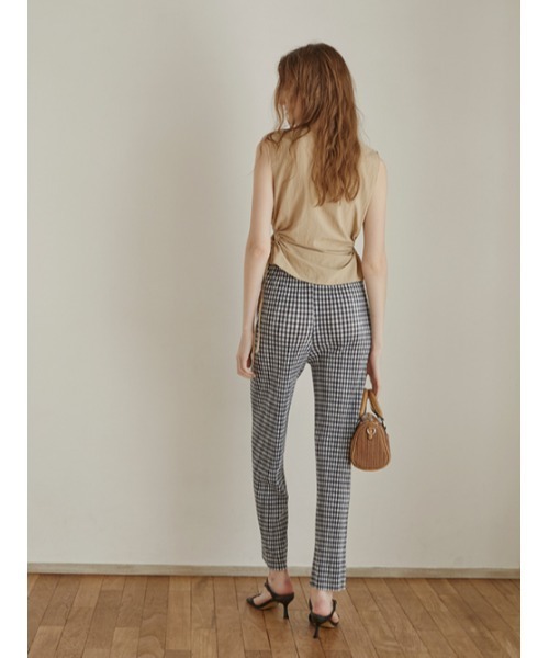 AMAIL（アマイル）の「Waist hello cloth（タンクトップ・レディース・ブラック/ベージュ/ブルー・FREE）」の5枚目の写真