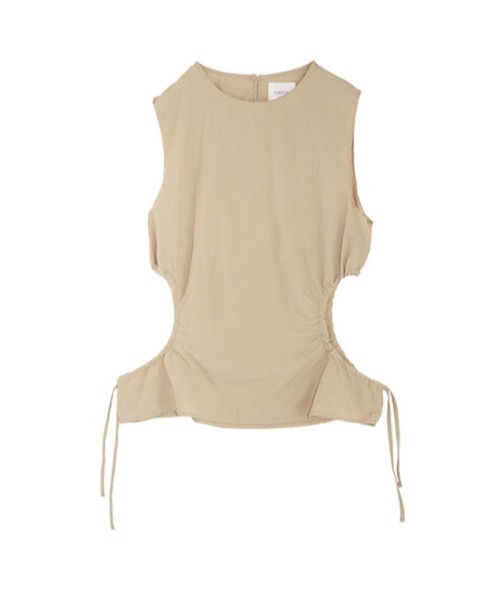 AMAIL（アマイル）の「Waist hello cloth（タンクトップ・レディース・ブラック/ベージュ/ブルー・FREE）」の9枚目の写真