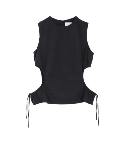 AMAIL（アマイル）の「Waist hello cloth（タンクトップ・レディース・ブラック/ベージュ/ブルー・FREE）」の11枚目の写真