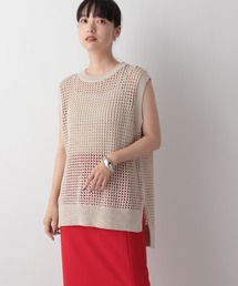 LOWRYS FARM | メッシュニットノースリーブ　352186(Tシャツ/カットソー)