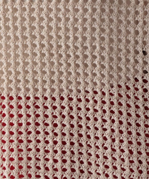 LOWRYS FARM(ローリーズファーム)の「メッシュニットノースリーブ 352186(Tシャツ/カットソー・レディース・ブラック/グリーン/アイボリー・FREE)」の19枚目の写真