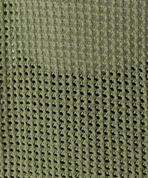 LOWRYS FARM(ローリーズファーム)の「メッシュニットノースリーブ 352186(Tシャツ/カットソー・レディース・ブラック/グリーン/アイボリー・FREE)」の20枚目の写真