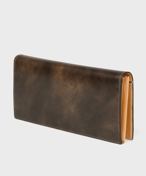 Paul Smith COLLECTION（ポールスミスコレクション）の「“PC STAIN CALF” 長財布 / 554844 J313NN（財布・メンズ・ネイビー/ブラウン・FREE）」の9枚目の写真