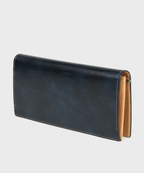 Paul Smith COLLECTION（ポールスミスコレクション）の「“PC STAIN CALF” 長財布 / 554844 J313NN（財布・メンズ・ネイビー/ブラウン・FREE）」の12枚目の写真