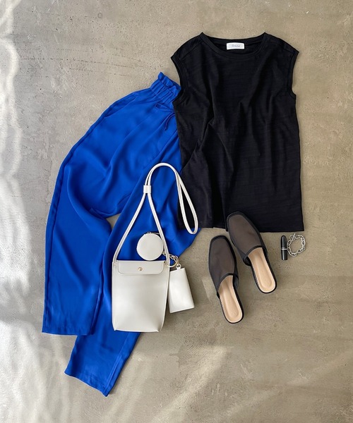 Shelly island(シェリーアイランド)の「メッシュミュール(サンダル・レディース・ブラック/ベージュ・M/L)」の4枚目の写真