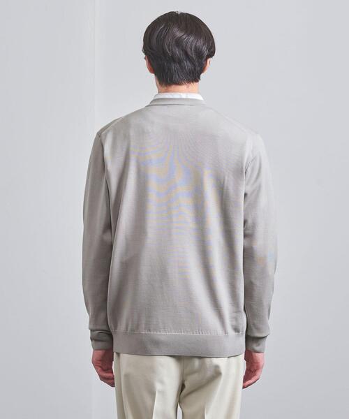 UNITED ARROWS（ユナイテッドアローズ）の「ハイゲージ クルーネック/セーター（ニット/セーター・メンズ・ライトグレー/ブラック/オレンジ/ケリー/レッド/ネイビー/グレー/パープル・S/M/L/XL）」の14枚目の写真