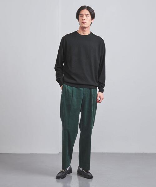 UNITED ARROWS（ユナイテッドアローズ）の「ハイゲージ クルーネック/セーター（ニット/セーター・メンズ・ライトグレー/ブラック/オレンジ/ケリー/レッド/ネイビー/グレー/パープル・S/M/L/XL）」の10枚目の写真