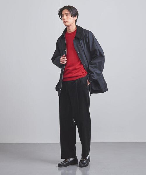 UNITED ARROWS（ユナイテッドアローズ）の「ハイゲージ クルーネック/セーター（ニット/セーター・メンズ・ライトグレー/ブラック/オレンジ/ケリー/レッド/ネイビー/グレー/パープル・S/M/L/XL）」の15枚目の写真